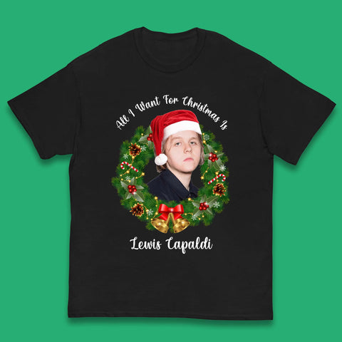 Lewis Capaldi Christmas Kids T-Shirt