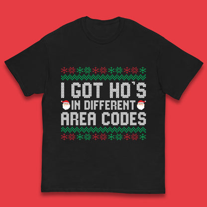 i got ho's santa codes t shirt