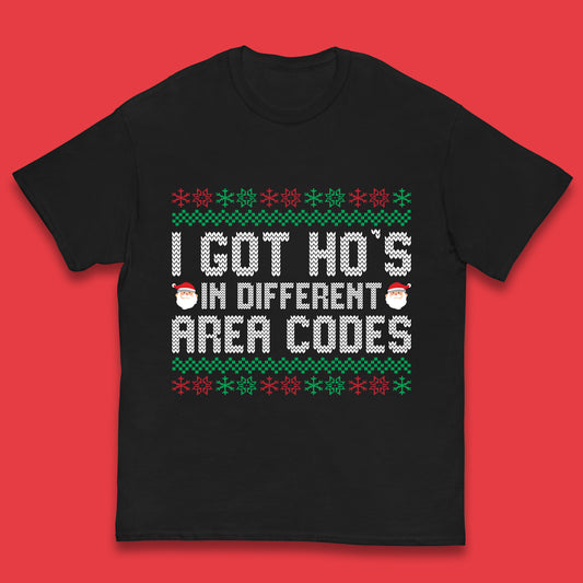 i got ho's santa codes t shirt
