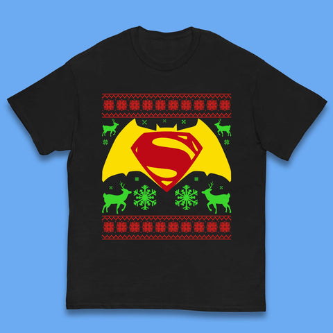 Batman V Superman Christmas Kids T-Shirt