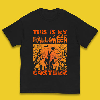 This Is My Halloween Costume Horror Scary Haunted House Spooky Season Kids T Shirt