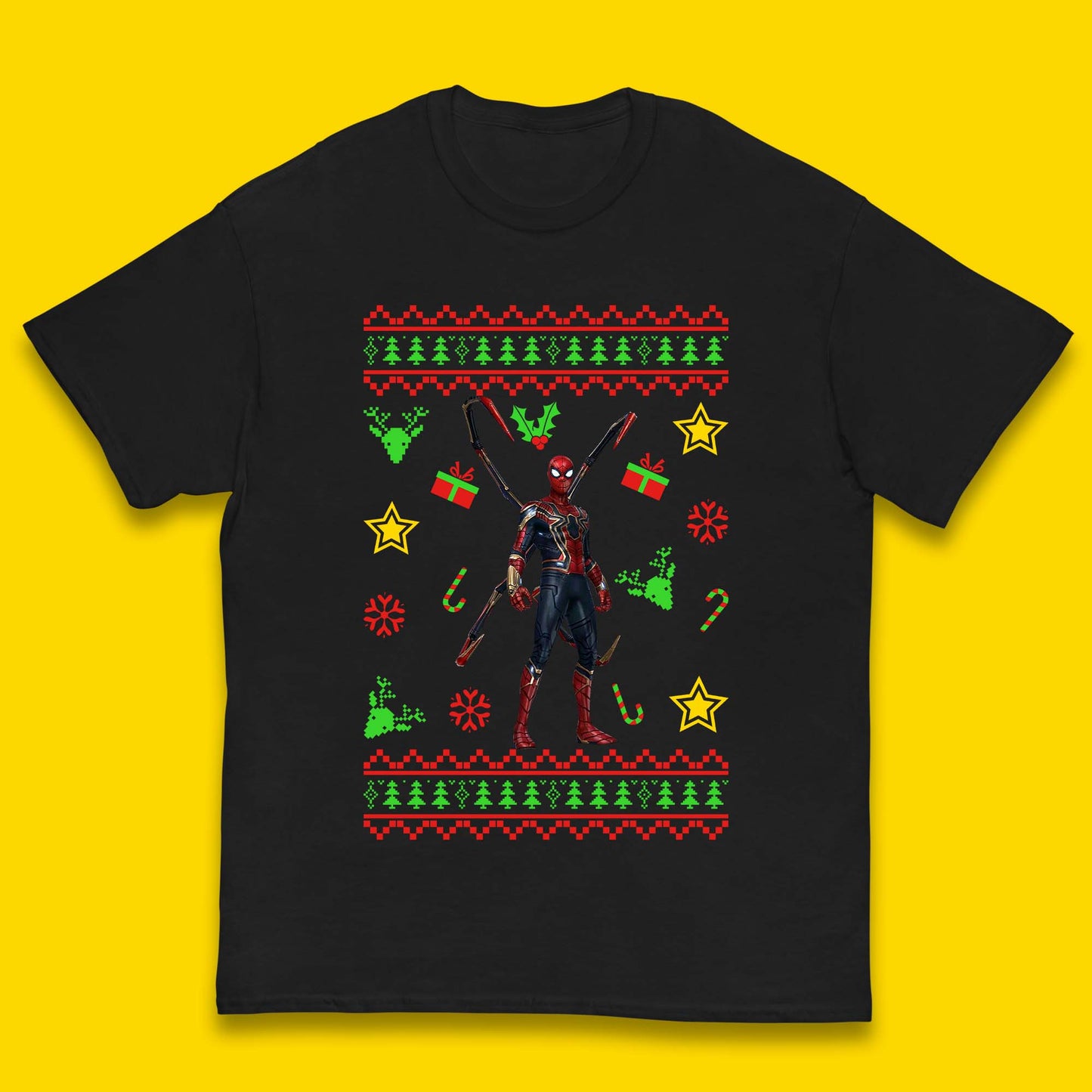Spiderman Christmas Kids T-Shirt
