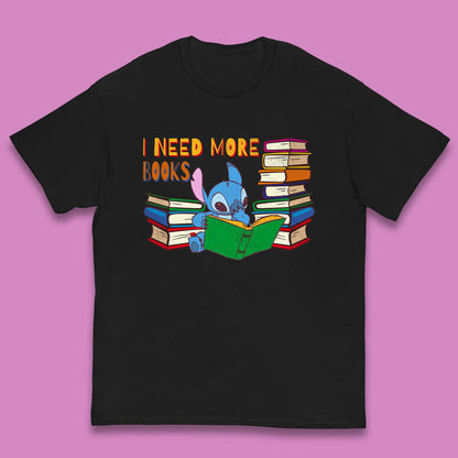 Stitch Reading A Book Kids T-Shirt