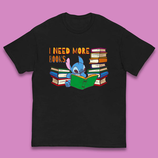 Stitch Reading A Book Kids T-Shirt