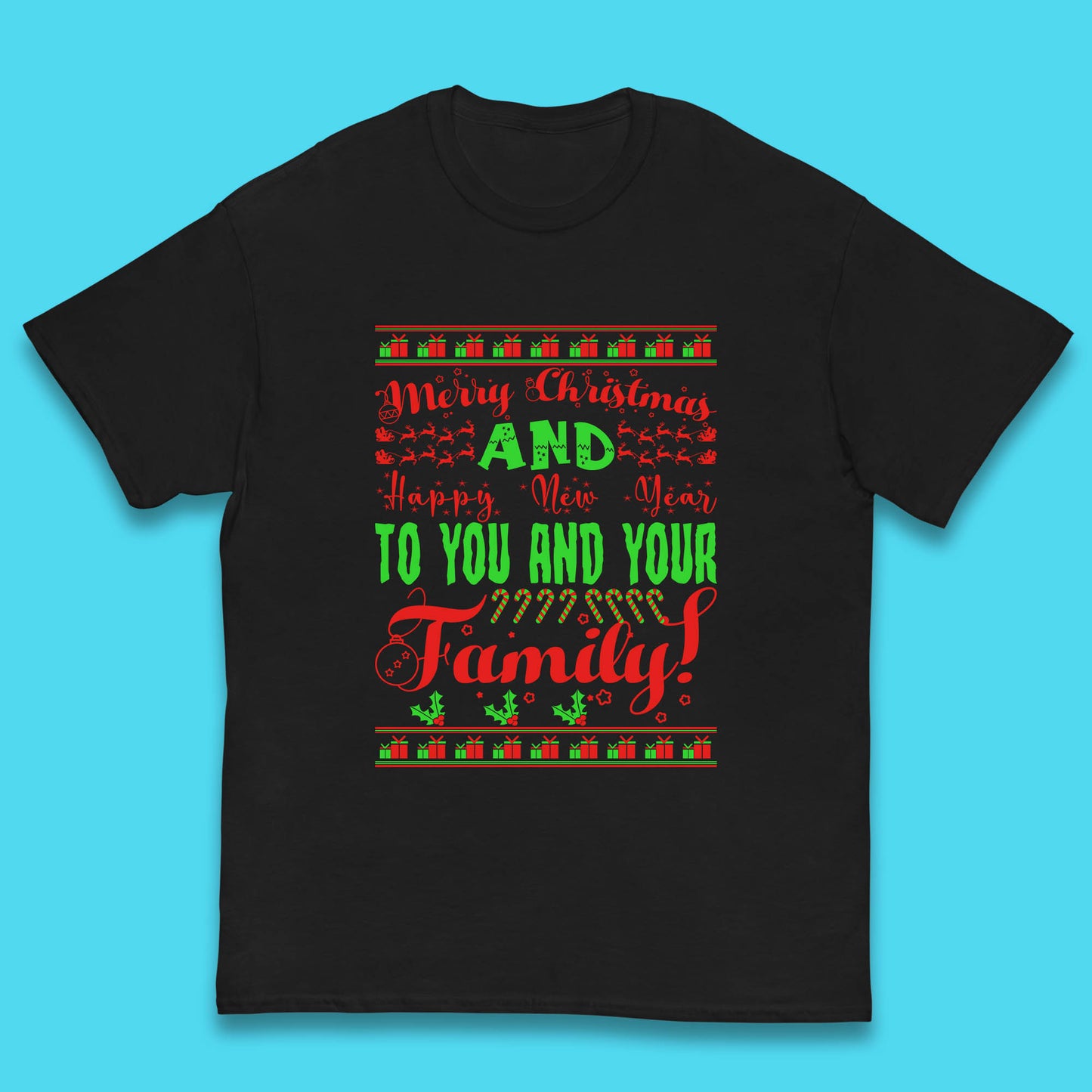 merry christmas family t shirt