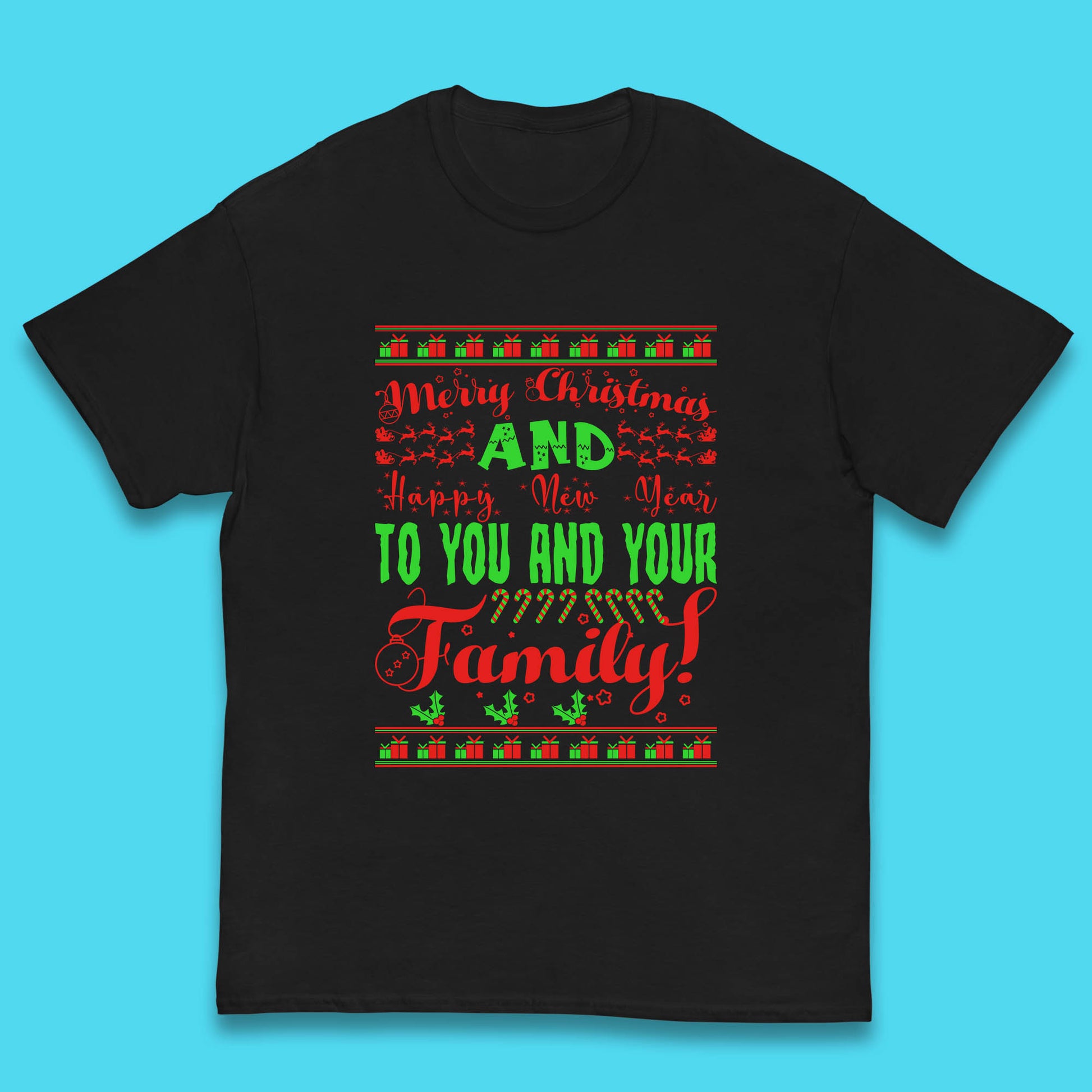 merry christmas family t shirt