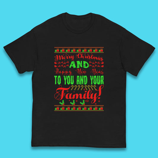 merry christmas family t shirt