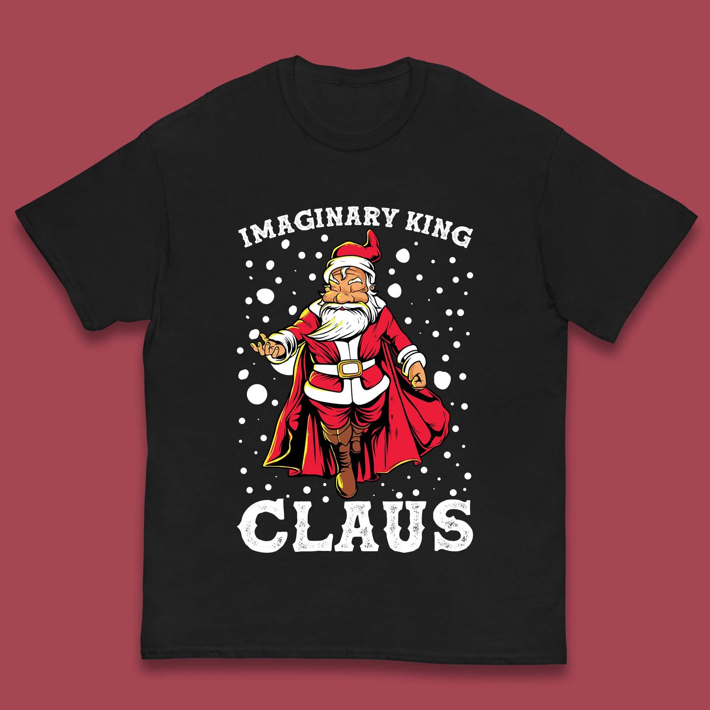 imaginary king santa christmas t shirt