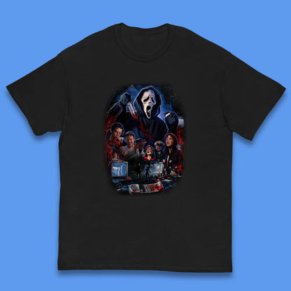 The Scream Movie Poster Ghostface Halloween Ghost Face Scream Horror Movie Character Kids T Shirt