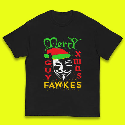 anonymous mask christmas t shirt