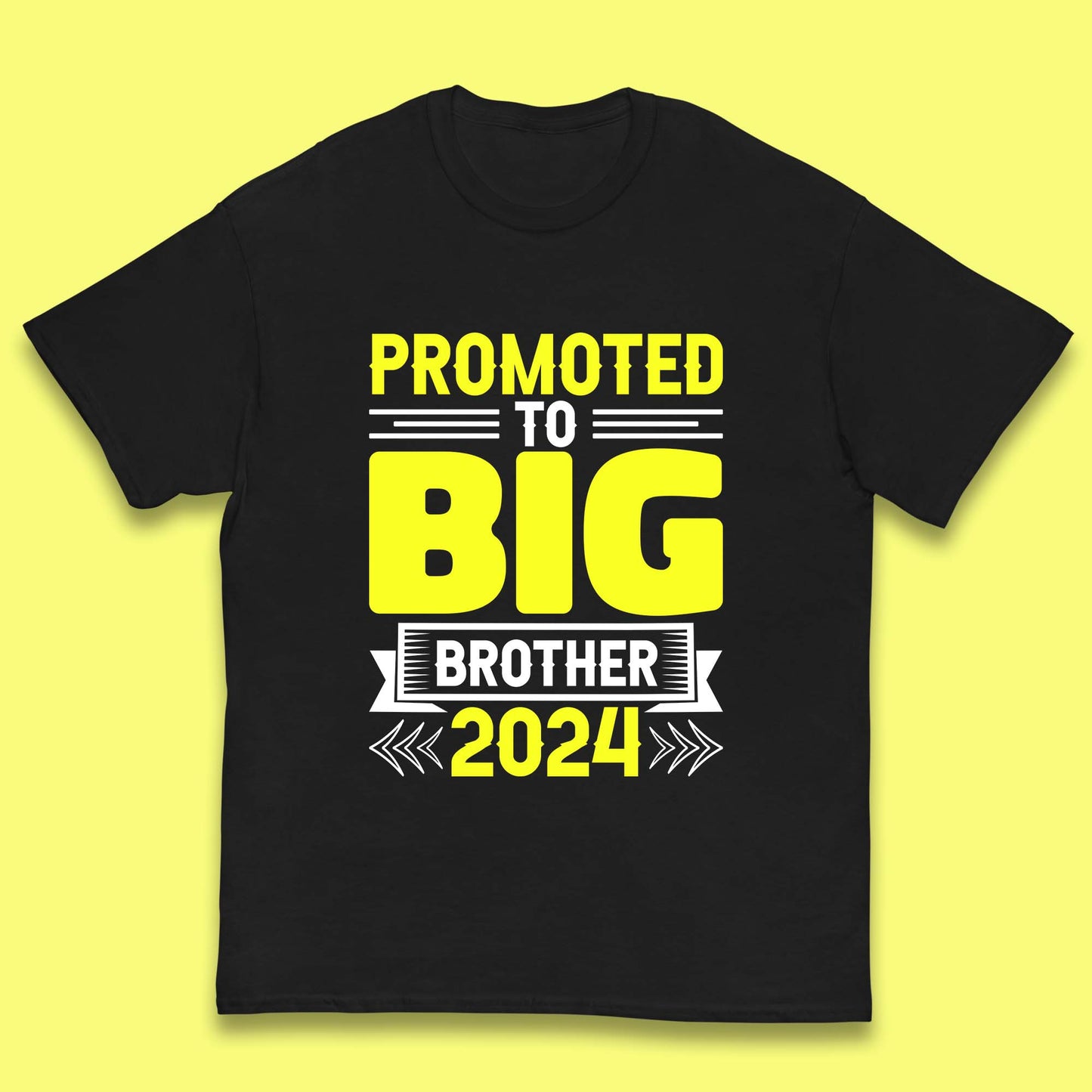 Promoted To Big Brother 2024 Soon To Be Big Brother Siblings Gift Kids T Shirt