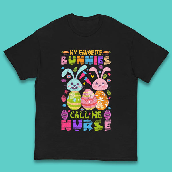 My Favorite Bunnies Call Me Nurse Kids T-Shirt