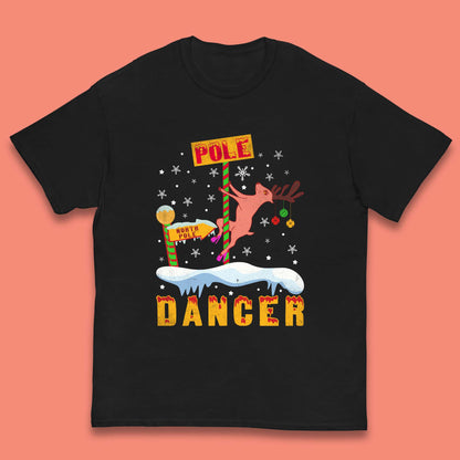 North Pole Dancer Christmas Kids T-Shirt