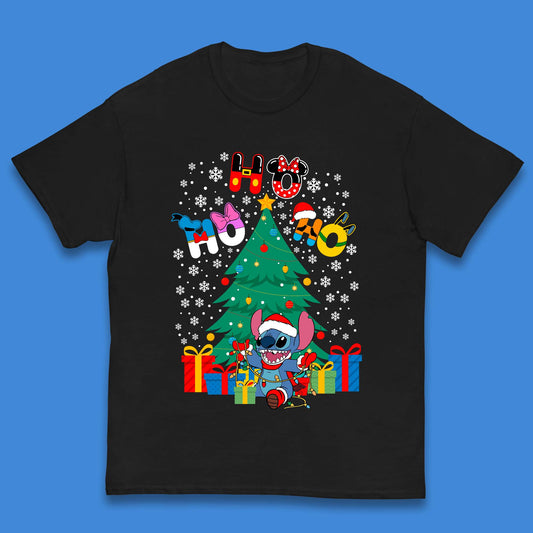 Ho Ho Ho Stitch Christmas Kids T-Shirt