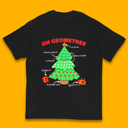 oh geometree christmas tree math geometry t shirt
