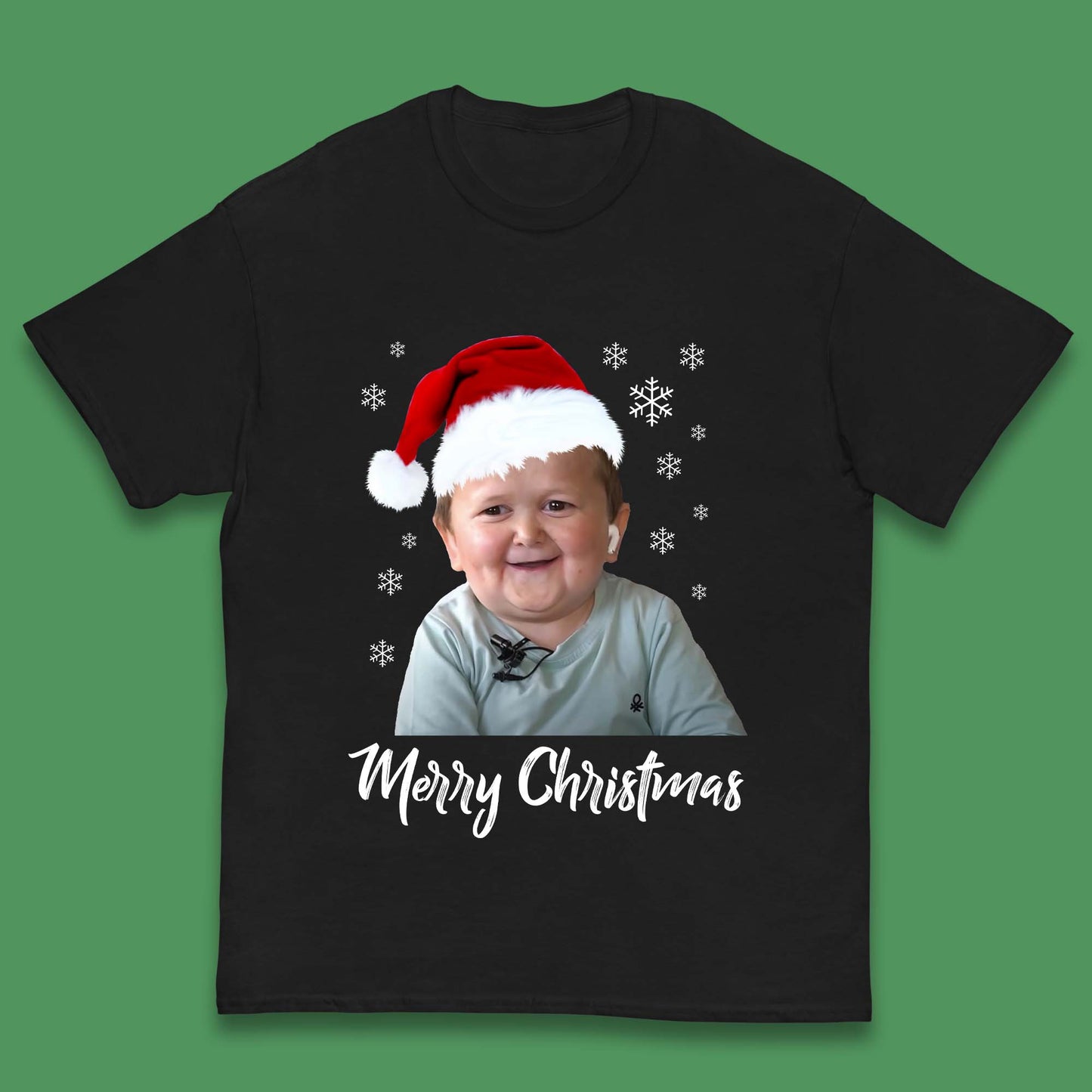 Santa Hasbulla Merry Christmas Kids T-Shirt