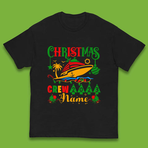 Personalised Cruise Crew Christmas Kids T-Shirt