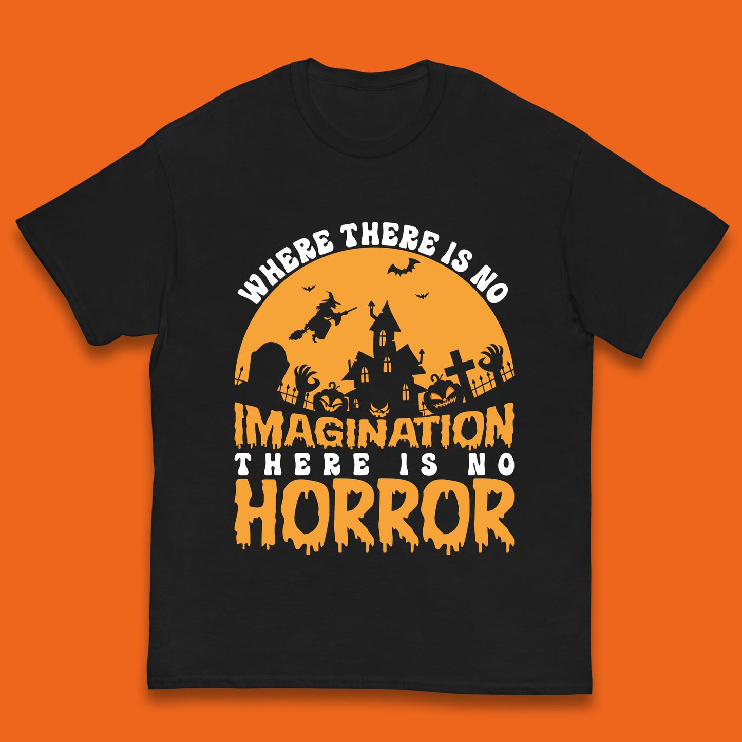 Where There Is No Imagination There Is No Horror Halloween Quote By Sir Arthur Conan Doyle Kids T Shirt