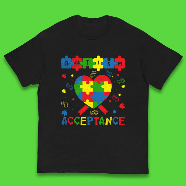Autism Acceptance Awareness Kids T-Shirt