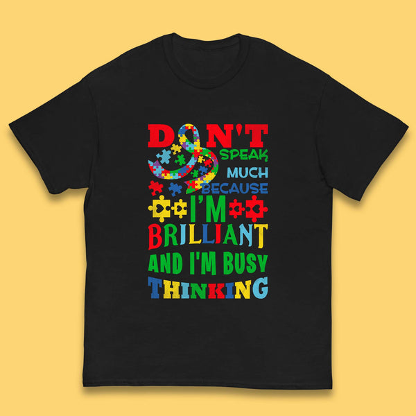 Autism Busy Thinking Kids T-Shirt