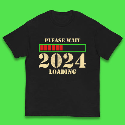 Please Wait 2024 Loading Kids T-Shirt