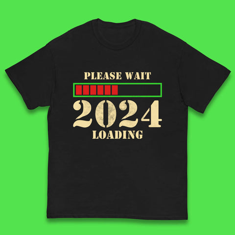 Please Wait 2024 Loading Kids T-Shirt