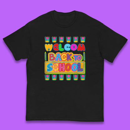Return to School End of Vocation School Welcome Day Welcome Back To School Kids T Shirt