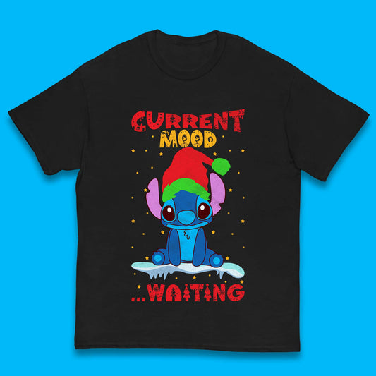 Current Mood Stitch Christmas Kids T-Shirt