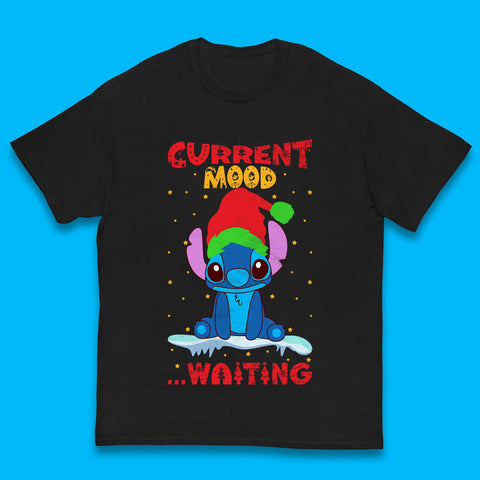 Current Mood Stitch Christmas Kids T-Shirt