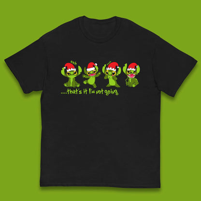 Grinch Stitch Christmas Kids T-Shirt