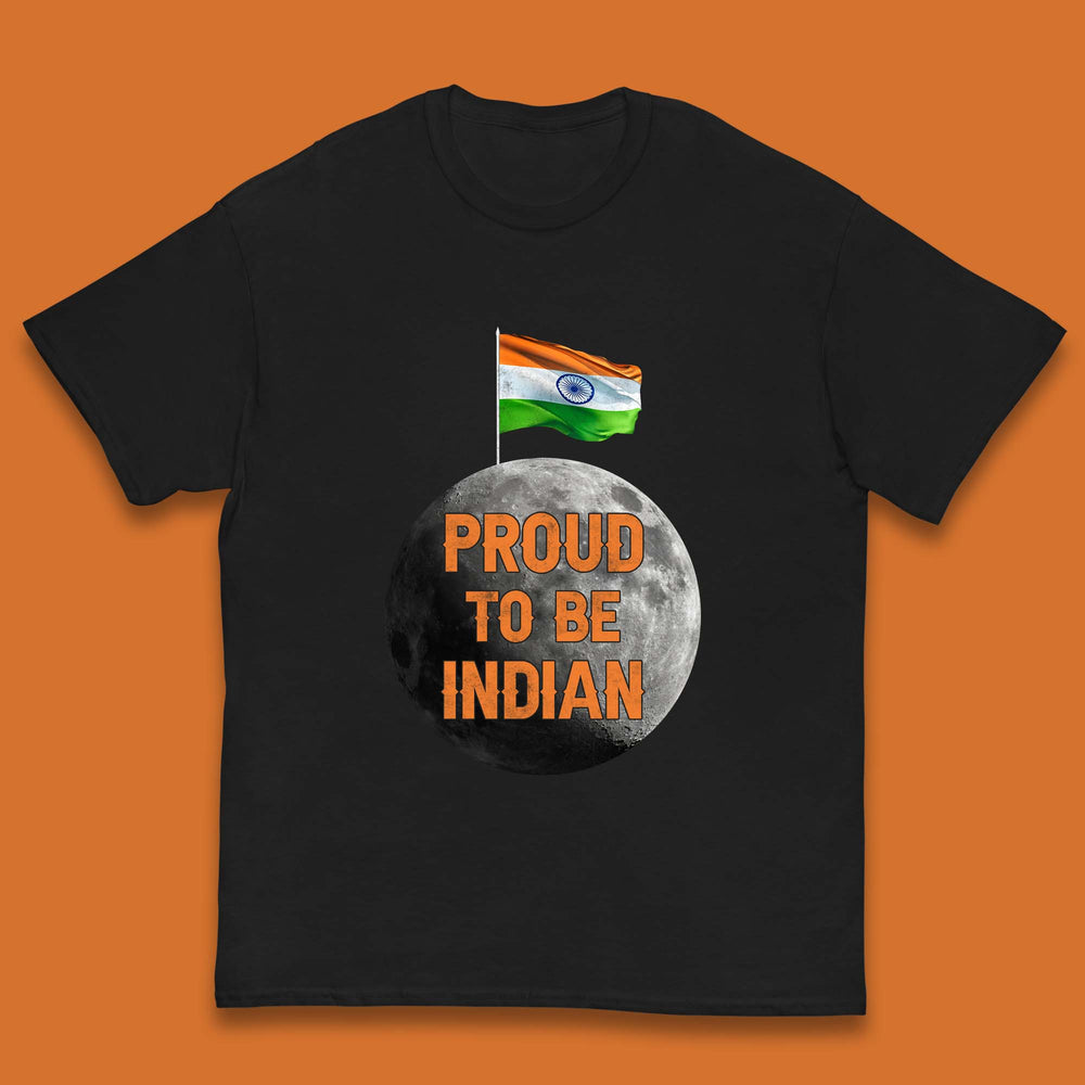 Proud To Be Indian Soft Landing To The Moon Chandrayaan-3 India On The Moon Kids T Shirt