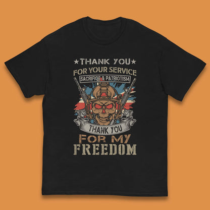 Thank You For My Freedom Kids T-Shirt