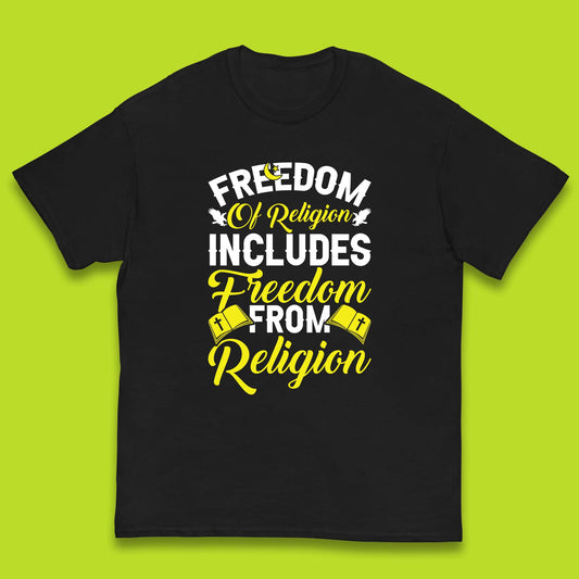 Freedom Of Religion Includes Freedom From Religion Humanism Atheist Humanist Kids T Shirt