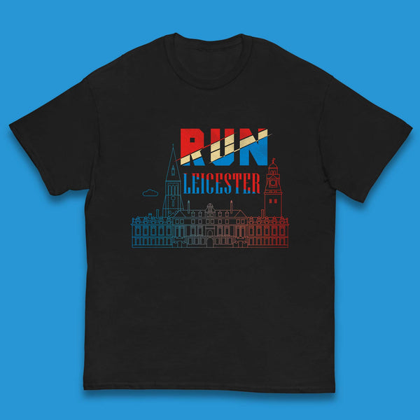 Run Leicester Festival - Souvenir Race Leicester Running Kids T Shirt