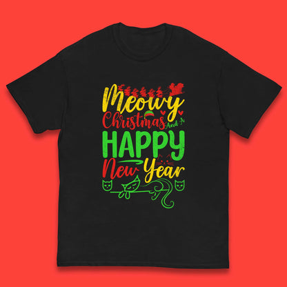 meowy christmas t shirt