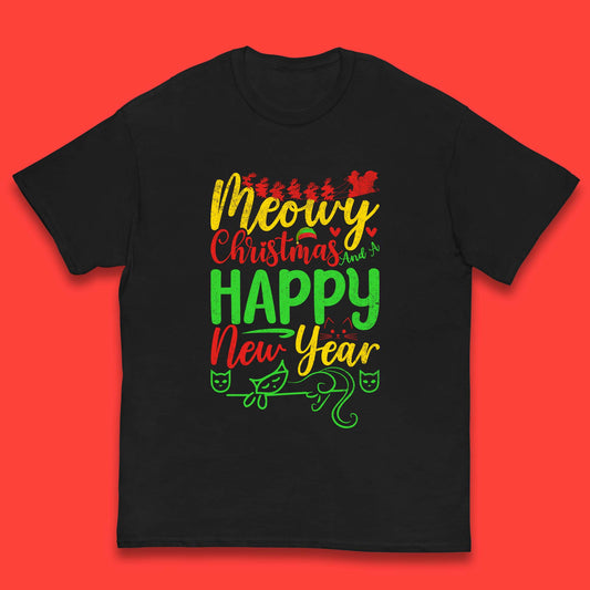 meowy christmas t shirt
