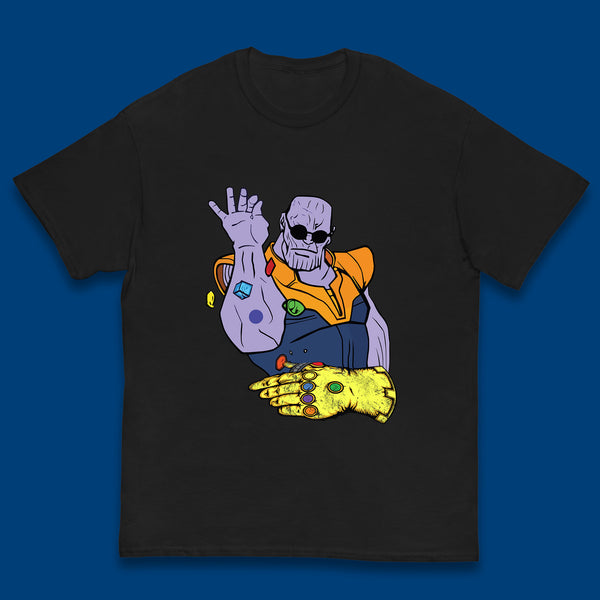 Thanos Infinity Stones Bae Avengers Infinity War Salt Bae Thanos Spoof Marvel Comics Infinity Gauntlet Kids T Shirt
