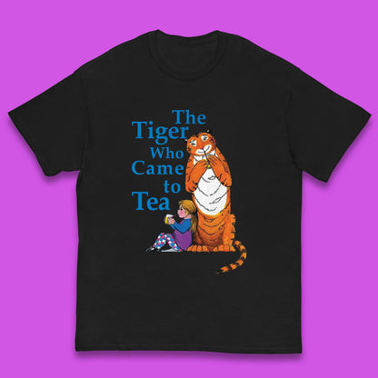 Childrens The Tiger Who Came To Tea T Shirt UK
