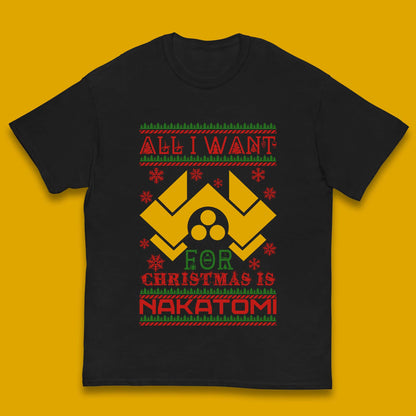 Want Nakatomi For Christmas Kids T-Shirt