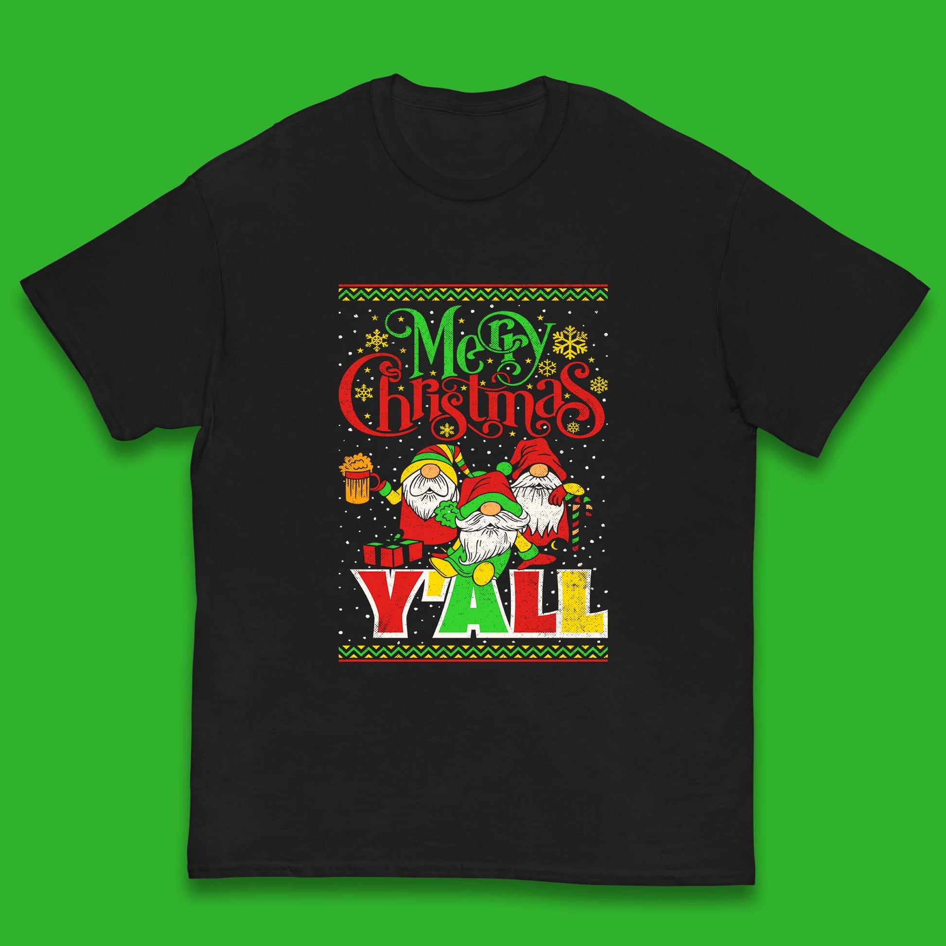 gnome christmas t shirt