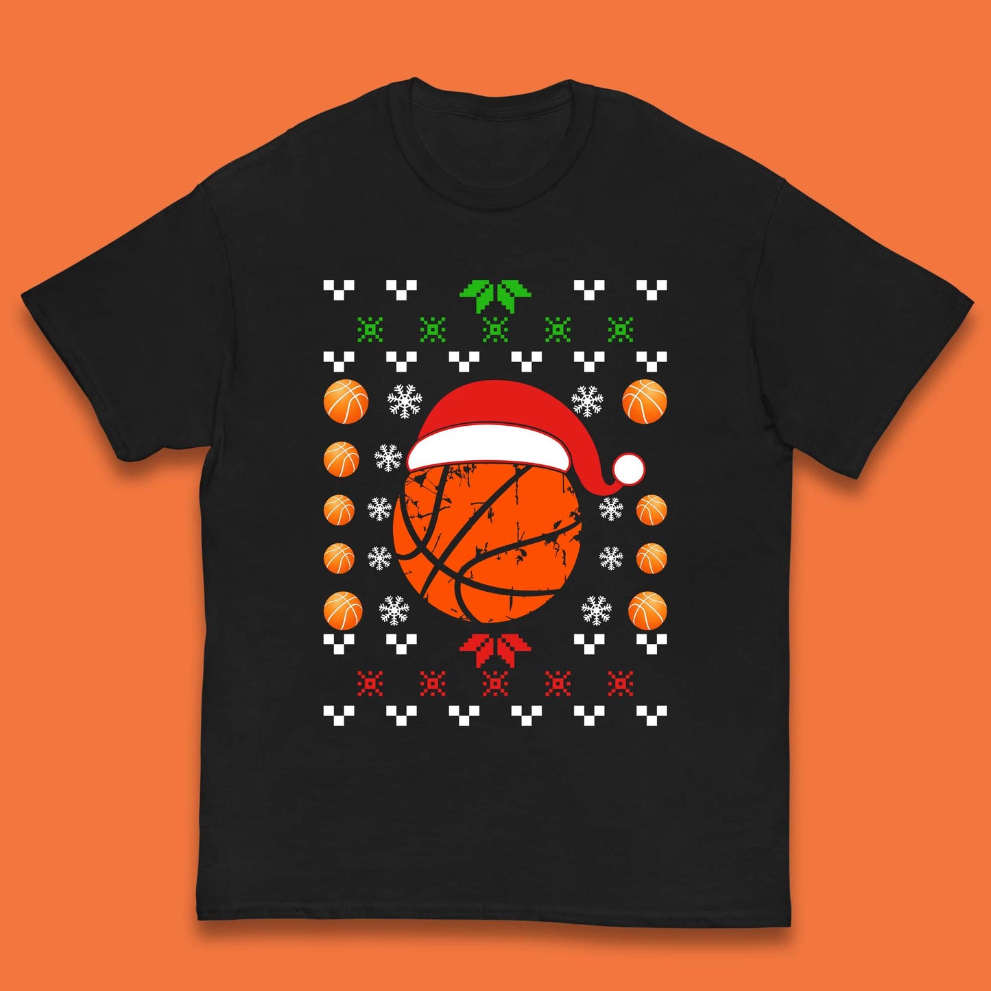 Basketball Christmas Kids T-Shirt