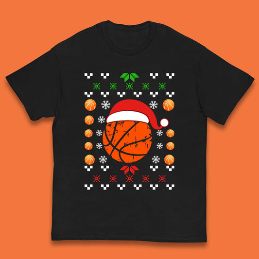 Basketball Christmas Kids T-Shirt