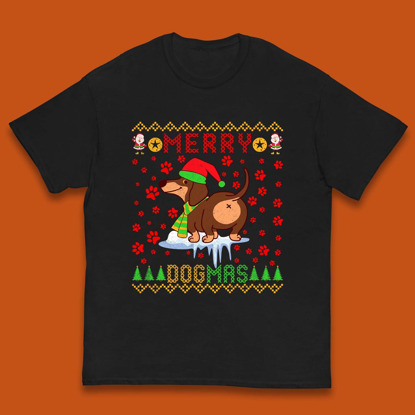 Merry Dogmas Christmas Kids T-Shirt
