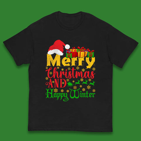 Merry Christmas And Happy Winter Xmas Holiday Festive Season Kids T Shirt