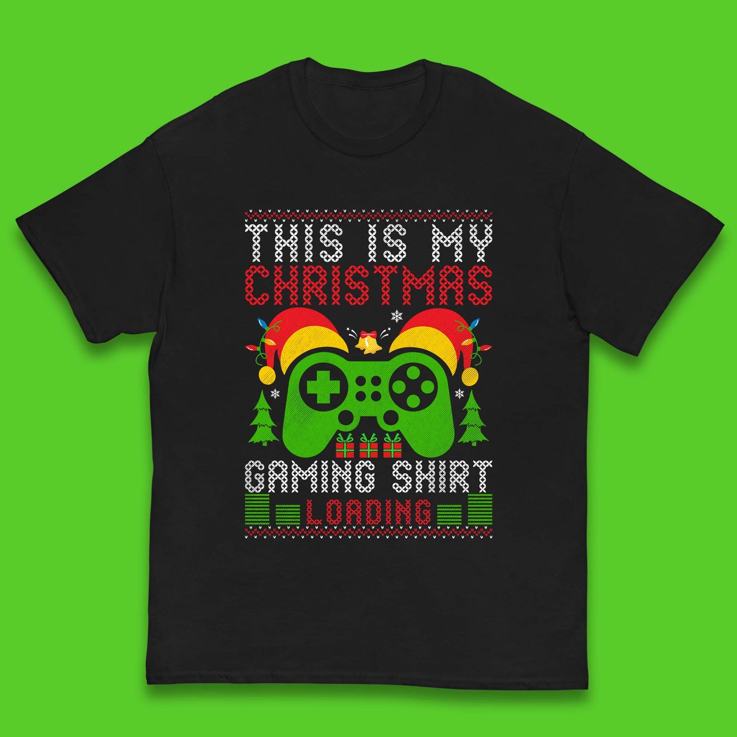 Loading Gamer Christmas Kids T-Shirt