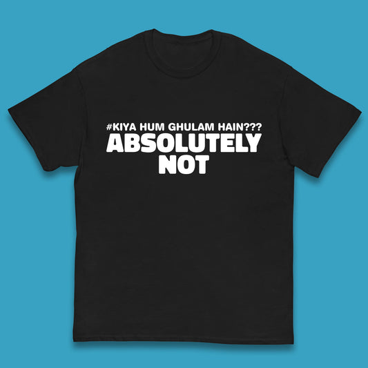 Kya Hum Ghulam Hain??? Absolutely Not Imran Khan Supporter Gift Kids T Shirt