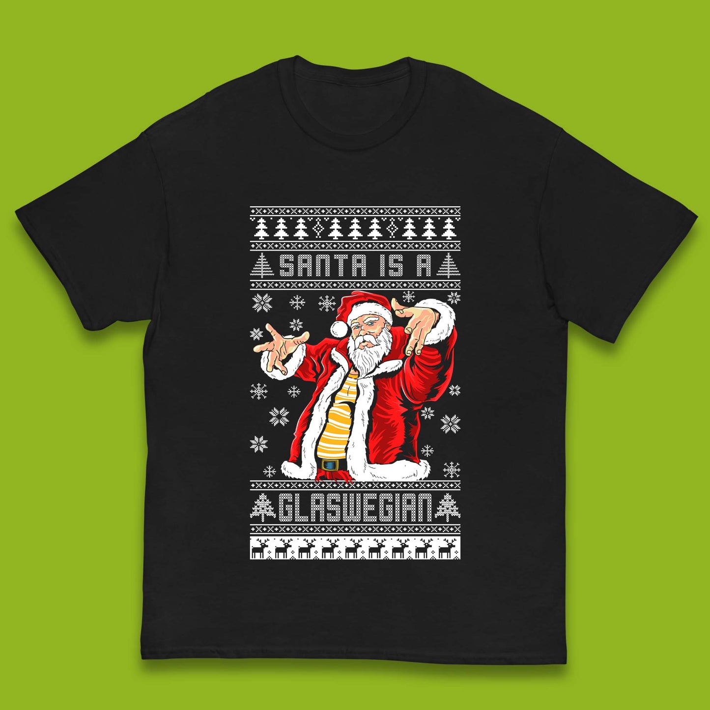Santa Is A Glaswegian Christmas Kids T-Shirt