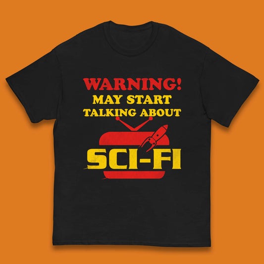 Warning Talking About Sci-Fi Kids T-Shirt