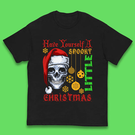 christmas skull t shirt