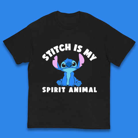 Stitch Is My Spirit Animal Disney Spirit Lilo & Stitch Cartoon Character Ohana Stitch Lover Kids T Shirt